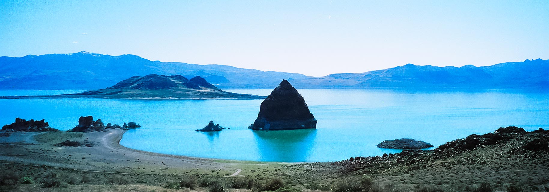 View of Pyramid Lake